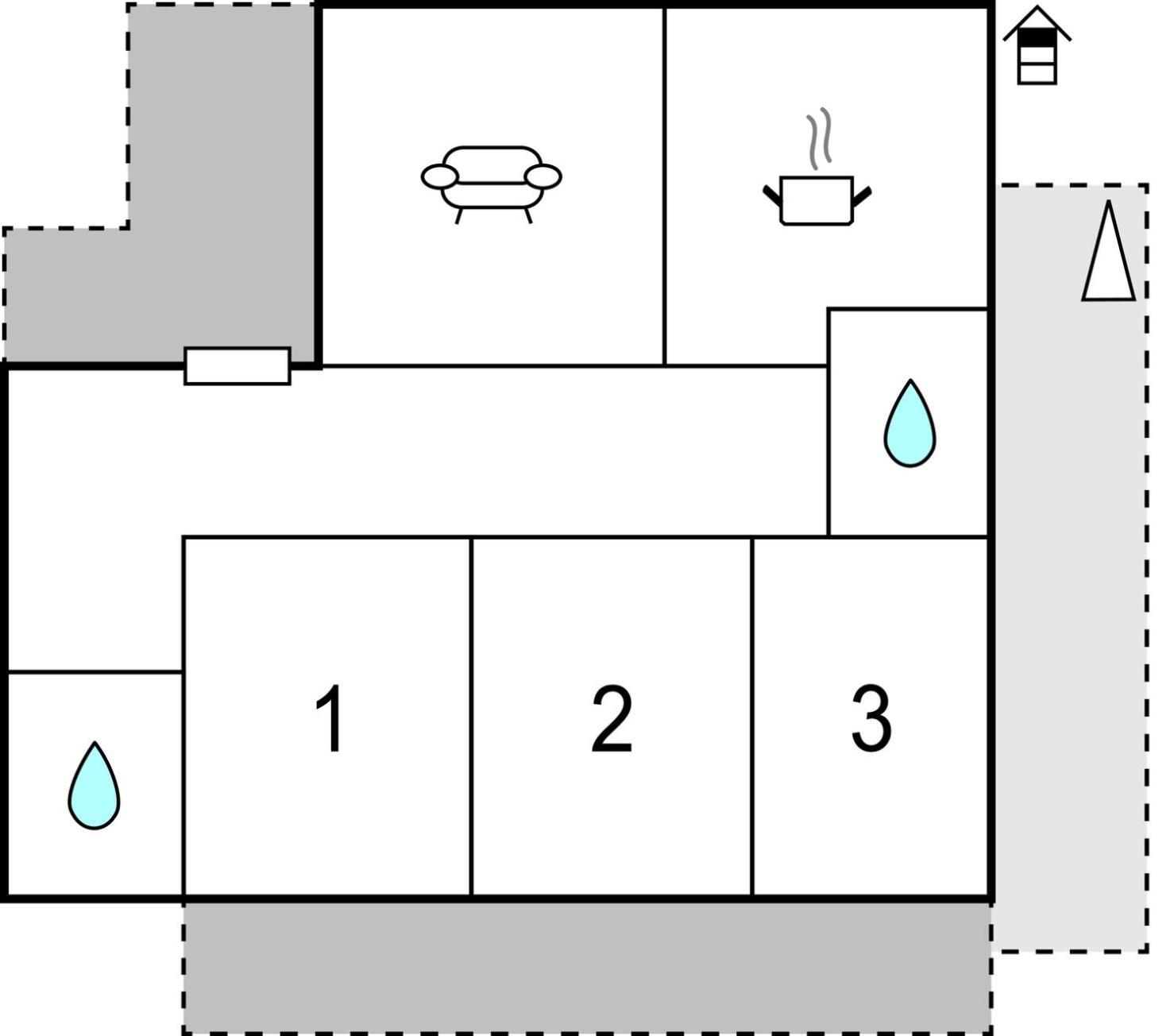 Three-Bedroom Apartment in Mali Rat Sumpetar Buitenkant foto